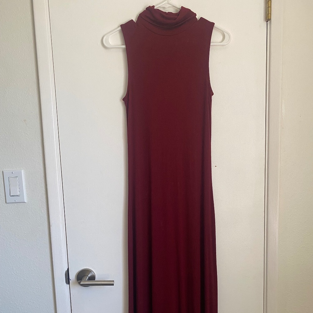 Cozy turtle neck dress